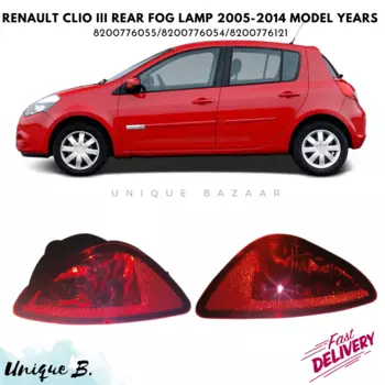 Противотуманная фара Renault Clio III 2005-2014, модель года выпуска, левый и правый комплект, 8200776055-8200776054, автомобильные аксессуары, дизайн, бесплатная доставка