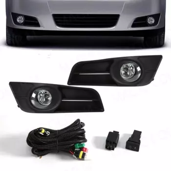 Противотуманные фары, автомобильные детали для Toyota Corolla 2004 2005 2006, европейская версия DRL, дневные ходовые огни, крышка, гриль, рамка, фара 12 В