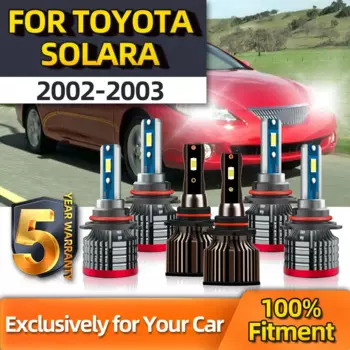 Противотуманные фары ближнего и дальнего света TEENRAM 9005 9006 9006 110, 12 В, 2002 Вт, Turbo светильник Combo, заменяемые лампы для Toyota Solara 2003