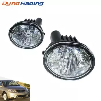 Противотуманные фары для 2003-2008 Toyota Датчик положения дросселя для Matrix Pontiac Vibe, противотуманные фары, прозрачные линзы, противотуманные фары для бампера, лампы для вождения