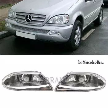Противотуманные фары для Mercedes-Benz W163 1998-2005 ML350 ML500 ML430 ML320 ML55 аксессуары для переднего бампера противотуманных фар E163 820 04 28