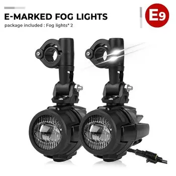 Противотуманные фары для мотоцикла для BMW R1200GS ADV F800GS F700GS F650GS K1600, светодиодные вспомогательные противотуманные фары в сборе, лампа дальнего света 40 Вт