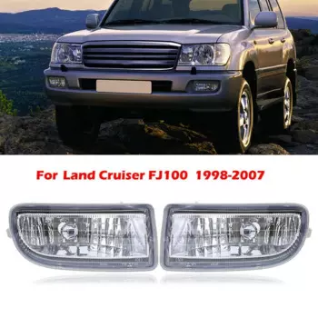 Противотуманные фары для Toyota Land Cruiser 100 LC100 FJ100 1998-2007, противотуманные фары, линзы фар дальнего света 8122160042 8121160122