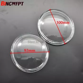 Противотуманные фары овальные 100x93 мм, 2 шт./компл., противотуманные, закаленное стекло для Toyota Vios, Yaris, RAV4, Matrix, Venza, Land Cruiser, Prado