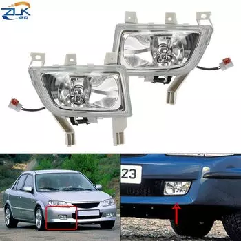 Противотуманные фары, противотуманные фары, дневные ходовые огни, противотуманные фары для Mazda 323 Familia Protege BJ 1998-2003, противотуманные фары, отражатель