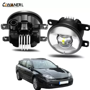 Противотуманные фары в сборе для Renault Laguna 3/III Grandtour 2007-2012 автомобильные 30 Вт 8000LM светодиодный ные линзы Противотуманные фары Дневные ходовые огни H11 12 В
