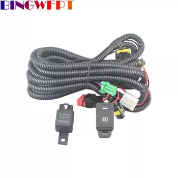 Противотуманных фар H11 для Suzuki SX4 Grand Vitara Alto Swift 3 JiMmy Fjignis 2, жгут проводов, розетки + переключатель