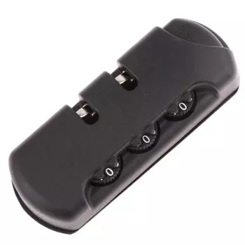 Противоугонный замок для чемодана HUXUAN, черный