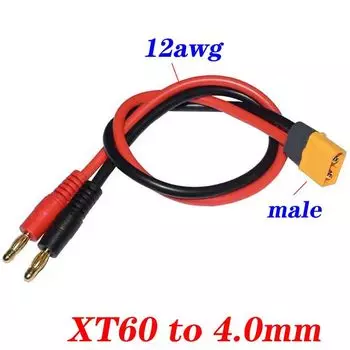 Провод для аккумулятора Lipo LAJQTAO 30-100 см XT60 EC3 EC5 4 мм