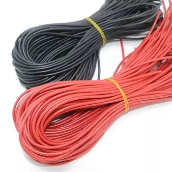 Провод силиконовый 10-30 AWG красный+черный 10м