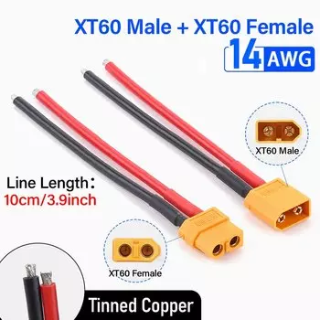 Провод XT60 KingHui 10 см 14AWG