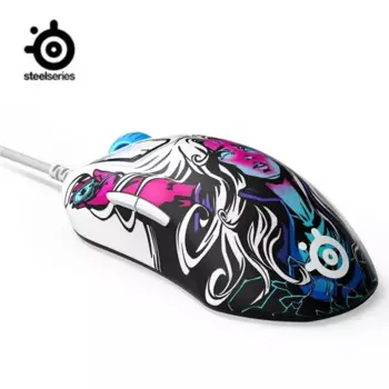 Проводная игровая мышь SteelSeries Prime Neo Noir Edition, легкие прецизионные мыши для киберспорта с датчиком TrueMove Pro