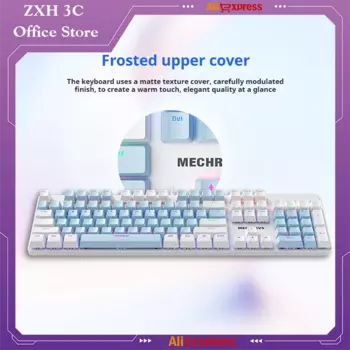 Проводная Механическая клавиатура Mechrevo K330, 104 клавиш, разноцветная подсветка