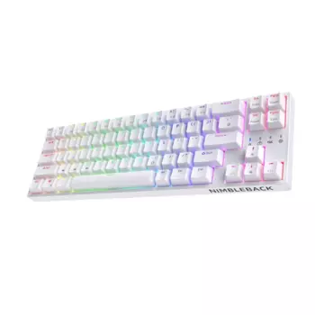 Проводная Механическая клавиатура с RGB-подсветкой, 68 клавиш