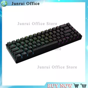 Проводная Механическая клавиатура Teamwolf Raven68 с магнитной осью, 8k, с быстрым запуском, Rgb подсветкой, Механическая игровая клавиатура для киберспорта