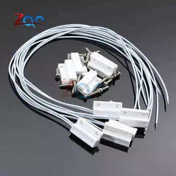 Проводной датчик окон и дверей MC38, переключатель магнитный сигнализации, длина 330 мм, 100 в пост. Тока, нормально закрытый/открытый для домашнего сейфа, 5 комплектов