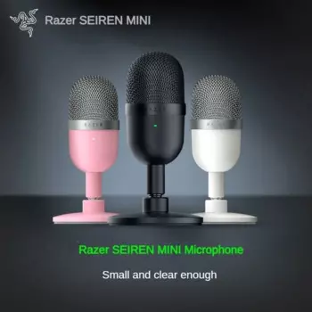Проводной мини-микрофон Razer SEIREN, USB-микрофон для компьютерных игр, записи, потокового видео, подкастинга, направленного кардиоидного конденсатора