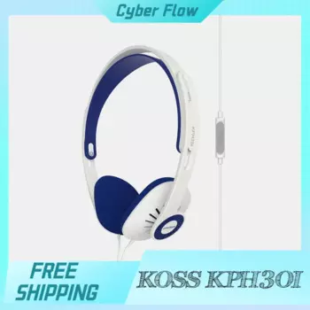 Проводные наушники Koss Kph30i, 15-25000 Гц, легкие игровые наушники 3,5 мм, портативные наушники для киберспорта, подарки на открытом воздухе
