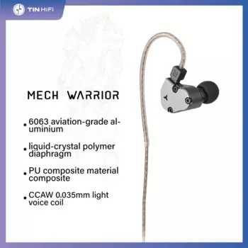 Проводные наушники-вкладыши TINHIFI C2, IEM, Hi-Fi наушники из полиуретана и композитной диафрагмы LCP, недавно разработанный монитор Warrior со съемным кабелем