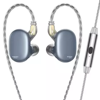 Проводные Внутриканальные наушники BLON BL Max 2DD HIFI 10 мм из углеродного волокна + 6 мм легкие диафрагменные спортивные наушники с двойным динамическим драйвером монитора