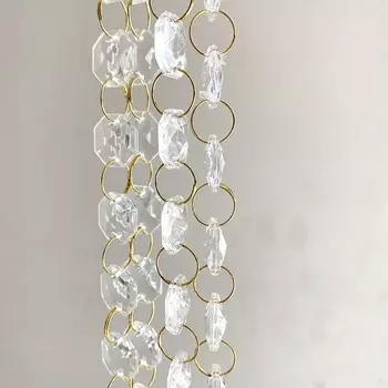 Прозрачная акриловая гирлянда 1 метр