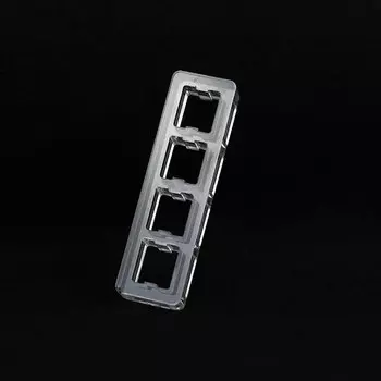 Прозрачная акриловая пластина для переключателя вишневого цвета, синий, красный, черный, коричневый, серебристый, зеленый