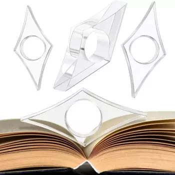 Прозрачная акриловая закладка для книги MOONBIFFY