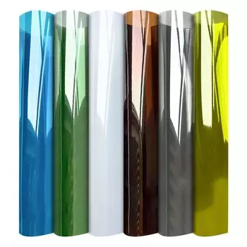 Прозрачная декоративная оконная пленка 6 шт.