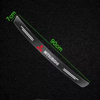 Прозрачная Эмблема Багажника Автомобиля, 3D Защитная Наклейка Для Mitsubishi ASX Lancer L200 Pajero Sport Attrage Mirage Eclipse