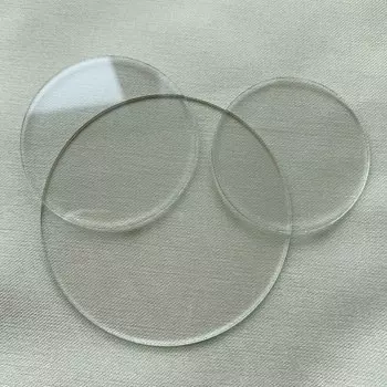 Прозрачная Круглая плоская пластина с абажуром, диаметр 35-64 мм