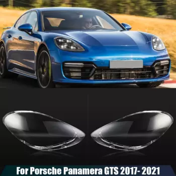 Прозрачная крышка для передней фары Porsche Panamera GTS 2017-2021, корпус передней фары из плексигласа, замена оригинальных линз