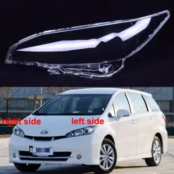 Прозрачная маска для корпуса налобного фонаря для Toyota Wish 2009 2010 2011-2015, корпус налобного фонаря из плексигласа, замена оригинальных линз