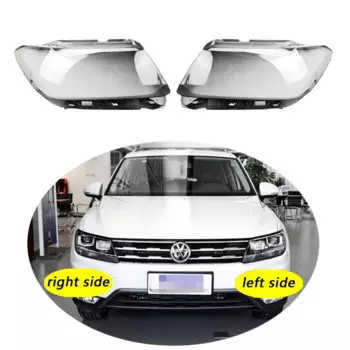 Прозрачная накладка на переднюю фару Volkswagen VW Tiguan 2017-2020