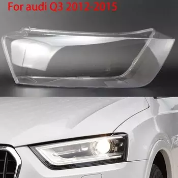 Прозрачная пластиковая крышка для передних фар Audi Q3 2012-15
