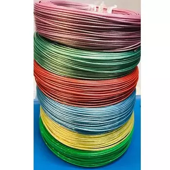 Прозрачная проволока 18AWG из ПТФЭ с серебряным покрытием, стандартная, устойчивая к высоким температурам проволока для трансформации питания