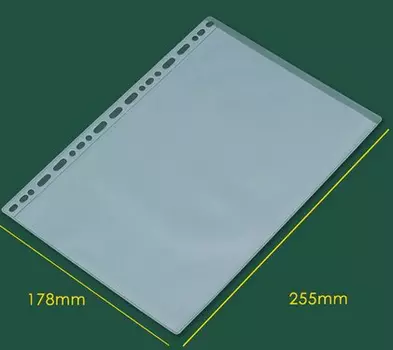 Прозрачная сумка Coliky для документов A6 A5 B5