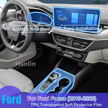 Прозрачная ТПУ Защитная пленка против царапин для Ford Focus (2019-2023)