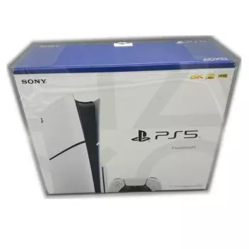 Прозрачная защитная коробка для PS5 2000/Sony PlayStation 5, тонкие коробки для сбора, TEP-корпус для хранения игр, прозрачный чехол-витрина