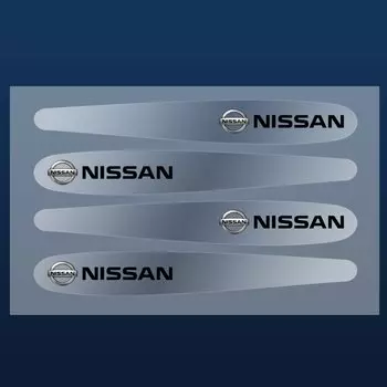 Прозрачная защитная пленка для дверной ручки автомобиля, наклейки против царапин для Nissan Nismo qashqai TIIDA Juke Rogue X-Trail Micra