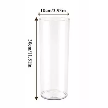 Прозрачные акриловые вазы для цветов