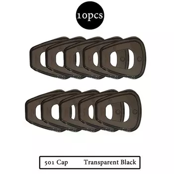 Прозрачные черные крышки фильтров 501 ELESESAFE 5N11 для респираторов