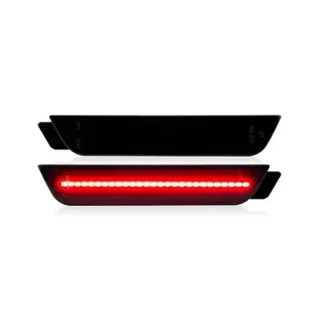 Прозрачные и дымчатые линзы для Chevrolet Camaro 2010-2015, фонарь для бокового фонаря, фонарь для заднего и заднего крыла желтого цвета