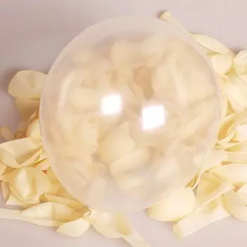 Прозрачные латексные шары MicroPlush 5/10/12/18 дюймов