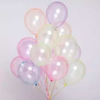 Прозрачные латексные шары Partigos 10 дюймов 20 шт