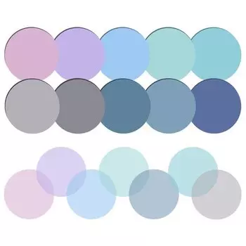 Прозрачные липкие закладки Morandi 160 шт.