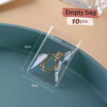 Прозрачные органайзеры для украшений Spriboom, 10 шт.