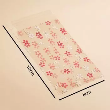 Прозрачные пакеты YouYoungDifferent для ювелирных изделий с цветочным принтом