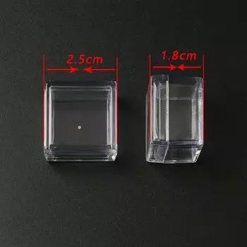 Прозрачные пластиковые шкатулки для украшений GMB724