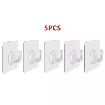 Прозрачные самоклеящиеся крючки kitchya