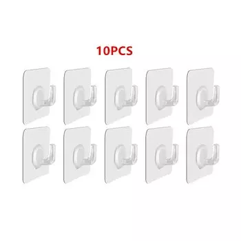 Прозрачные самоклеящиеся крючки kitchya